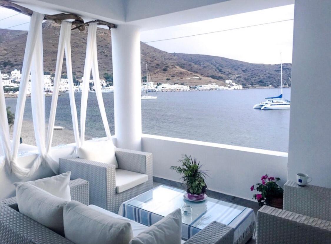 Thomas Villas On The Beach Katapola Exterior foto